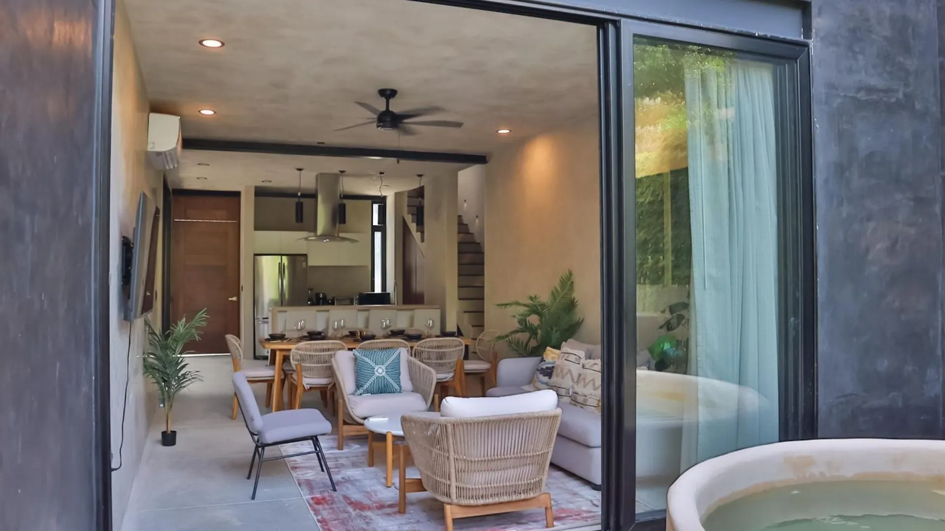 Quiet 4Br Townhouse With Private Pool, Roof, Patio Apartment Tulum